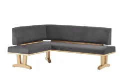 Woodford Eckbank  massiv Mila | Graphit, ca, 152 x 222 cm