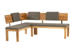 Woodford Eckbank  massiv Melia | Braun, Eiche, geölt