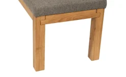 Woodford Eckbank  massiv Melia | Braun, Eiche, geölt