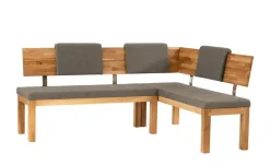 Woodford Eckbank  massiv Melia | Braun, Eiche, geölt