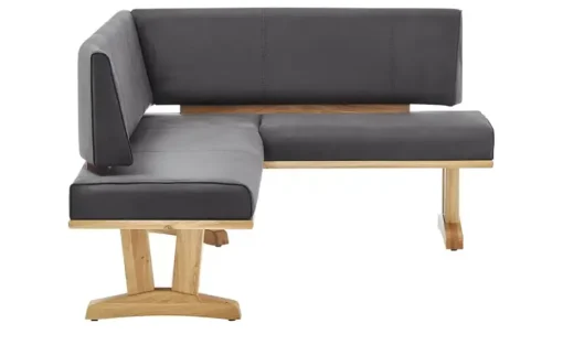 Woodford Eckbank  massiv Mila | Graphit, ca, 222 x 152 cm