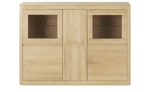 Woodford Eckbank massiv Olivia | Dunkelrot, links