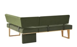 Woodford Eckbank  massiv Scala | Grün, ca, 192 x 167 cm
