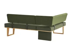 Woodford Eckbank  massiv Scala | Grün, ca, 167 x 224 cm