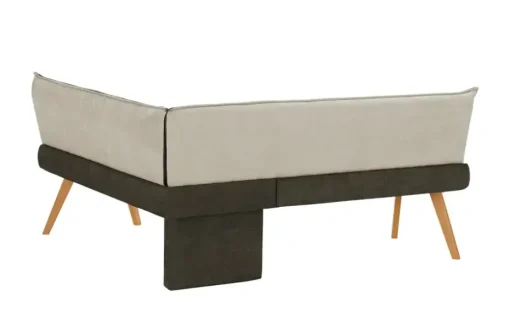 Woodford Eckbank Sunna | Grau, Beige, Buche, lackiert