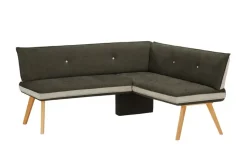 Woodford Eckbank Sunna | Grau, Beige, Buche, lackiert