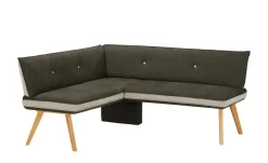 Woodford Eckbank Sunna | Grau, Beige, Buche, lackiert