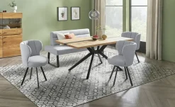 Woodford Einzelbank Claire | Grau, 160 cm | Höffner