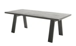 Woodford Esstisch massiv Mangold | 180 cm, Eiche Grau