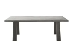Woodford Esstisch massiv Mangold | 180 cm, Eiche Grau