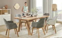 Woodford Esstisch massiv Mangold | 180 cm, Wildeiche