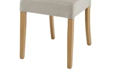 Woodford Esszimmerstuhl Brighton | Flachgewebe, Beige