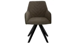 Woodford Esszimmerstuhl Delhi | Braun, Webstoff