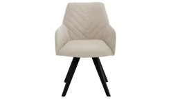 Woodford Esszimmerstuhl Delhi | Creme, Velours
