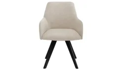 Woodford Esszimmerstuhl Damask | Creme, Velours