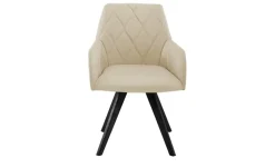 Woodford Esszimmerstuhl Damask | Cappuccino, Mikrofaser