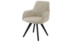 Woodford Esszimmerstuhl Damask | Beige, Webstoff