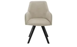 Woodford Esszimmerstuhl Damask | Beige, Webstoff