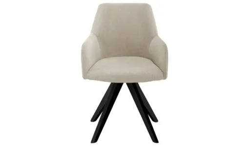Woodford Esszimmerstuhl Delhi | Beige, Webstoff