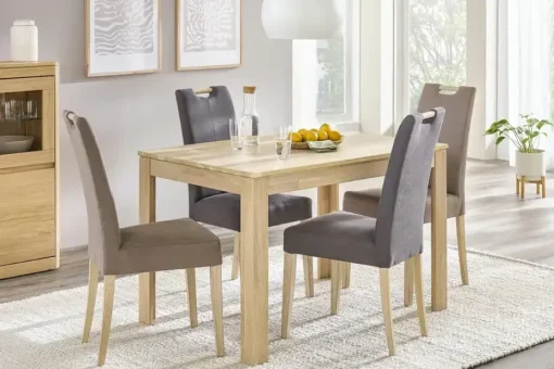 Woodford Esszimmerstuhl Gabi 4 | Anthrazit, Eiche