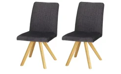 Woodford Esszimmerstuhl im 2er Set Olina | Anthrazit