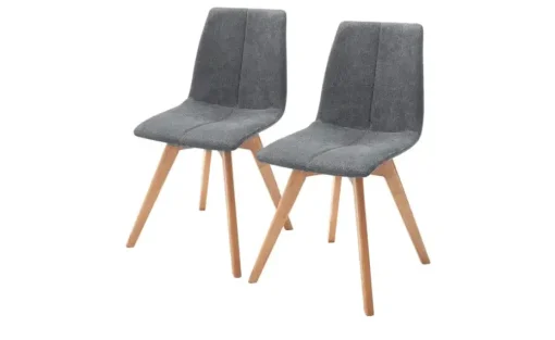 Woodford Esszimmerstuhl im 2er Set Marven | Anthrazit