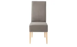 Woodford Esszimmerstuhl mit Massivholzgestell Simone | Taupe, Buche, Natur