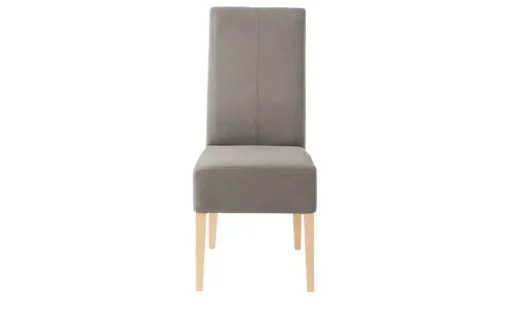 Woodford Esszimmerstuhl mit Massivholzgestell Simone | Taupe, Buche, Natur