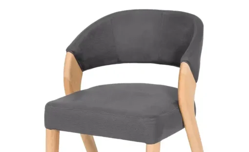 Woodford Esszimmerstuhl mit Design Gestell Marion | Anthrazit