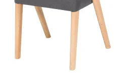 Woodford Esszimmerstuhl mit Design Gestell Marion | Anthrazit