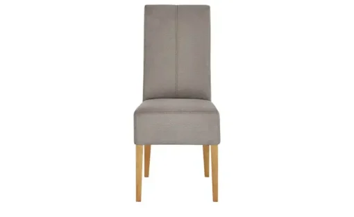 Woodford Esszimmerstuhl mit Massivholzgestell Simone | Taupe, Eiche, Natur