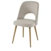 Woodford Esszimmerstuhl Piva | Flachgewebe, Beige