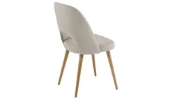 Woodford Esszimmerstuhl Piva | Flachgewebe, Beige
