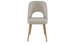 Woodford Esszimmerstuhl Piva | Flachgewebe, Beige