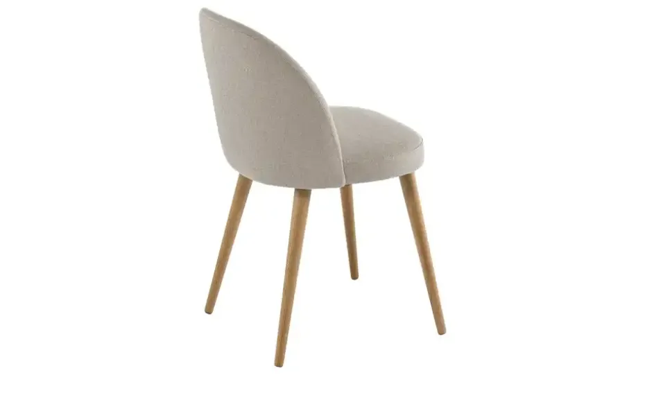 Woodford Esszimmerstuhl Zola | Flachgewebe, Beige