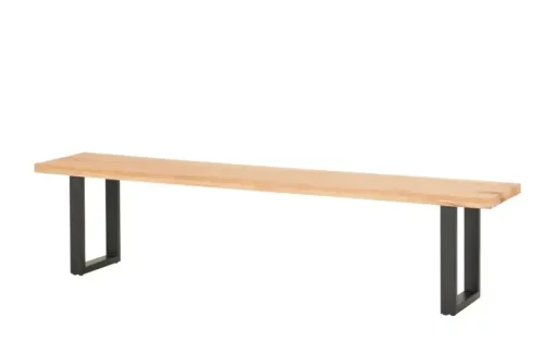 Woodford Kufenbank massiv Lavello | Anthrazit, lackiert, 160 cm