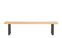 Woodford Kufenbank massiv Lavello | Anthrazit, lackiert, 160 cm