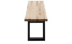Woodford Kufenbank massiv Malaisa | 160 cm, mit Baumkante