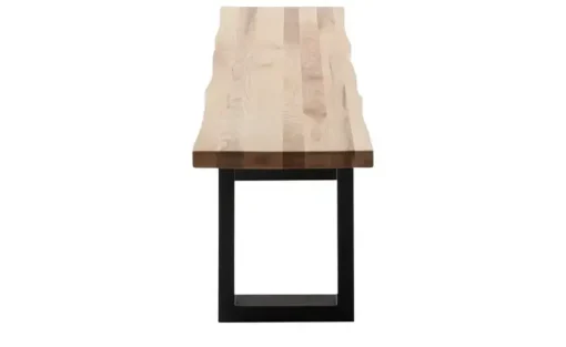 Woodford Kufenbank massiv Malaisa | 160 cm, mit Baumkante