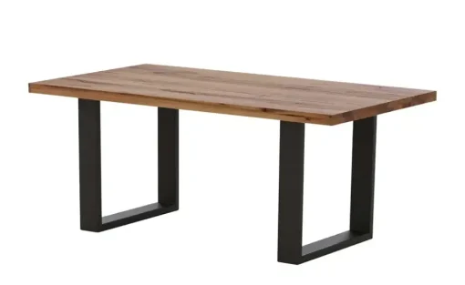 Woodford Massivholztisch Pantheon | Eiche Bassano, Kufen (U-förmig)