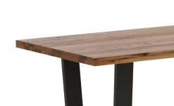 Woodford Massivholztisch Pantheon | Eiche Bassano, Kufen (trapezförmig)