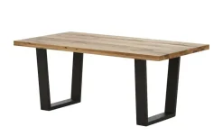 Woodford Massivholztisch Pantheon | Wildeiche, Kufen (trapezförmig)