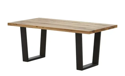 Woodford Massivholztisch Pantheon | Wildeiche, Kufen (trapezförmig)