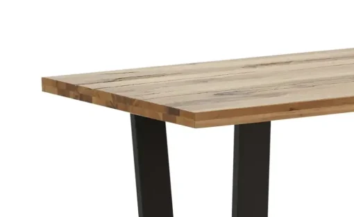 Woodford Massivholztisch Pantheon | Wildeiche, Kufen (trapezförmig)