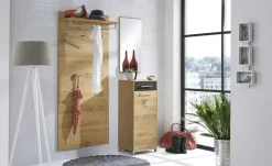 Woodford Mehrzweckschrank Vista | Anthrazit, Eiche, rechts