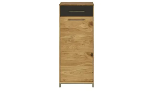 Woodford Mehrzweckschrank Vista | Anthrazit, Eiche, rechts