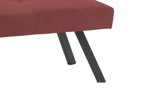 Woodford Polsterbank Cornela | Rostrot, 130 cm