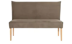 Woodford Polsterbank mit hoher Lehne Gerda | Hellbraun, 143 cm