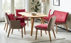 Woodford Polsterbank Sunna | Rot, 159 cm | Höffner