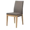 Woodford Polsterstuhl Adele | Taupe, Eiche bianco